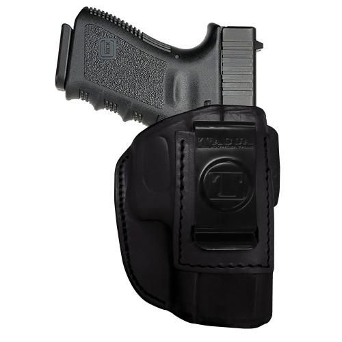 Tagua Gun Leather Tagua 4 in 1 IWB Holster without Thumb Break Glock 17/22 Black Right Hand