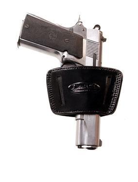 Tagua Gun Leather Tagua Inside Waistband Black Large Leather Holster