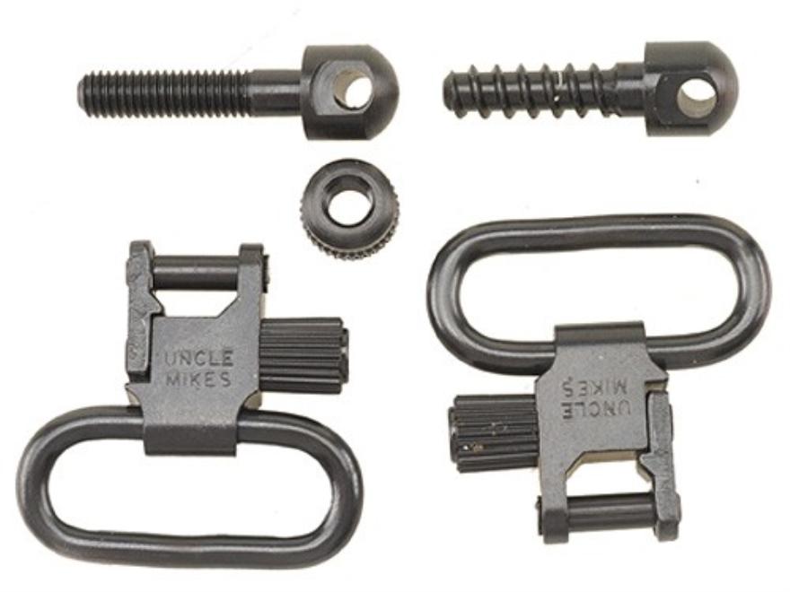 Michaels Of Oregon Uncle Mike's QD Machine Screw Type Swivel - 1" Black