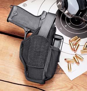 Michaels Of Oregon Uncle Mike's Ambidextrous Hip Holsters 3-4" Brl Med & Lg Double action Rev.