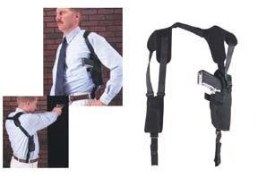 Michaels Of Oregon Uncle Mike's Pro-Pak Horizontal Shoulder Holsters Fits 3.25-3.75" Med. & Large Autos