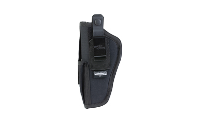 Uncle Mike's Uncle U/m Amb Hip Hlstr W/pch Sz 5 Black Outside Waistband Holster