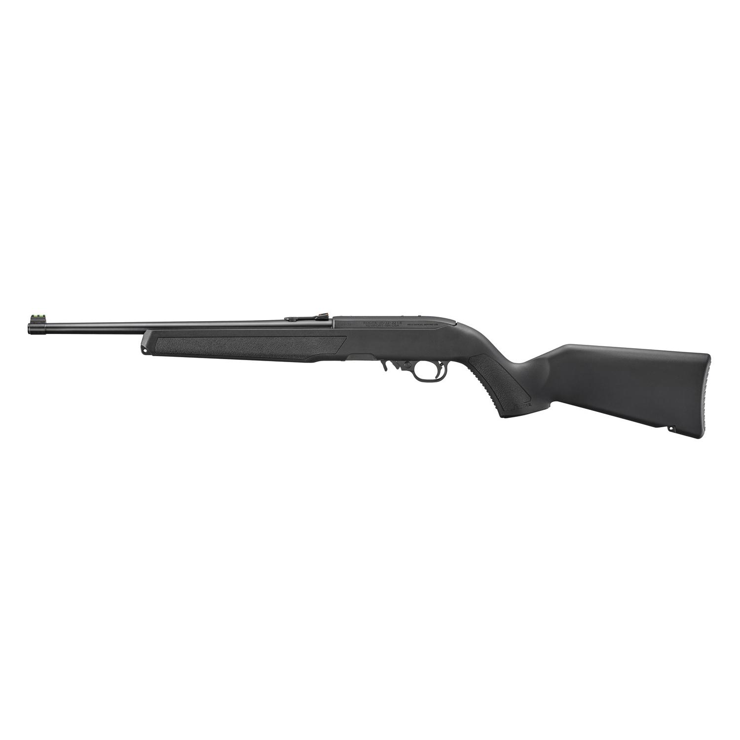 Ruger 10/22 Carbine .22 LR 10rd Magazine 16.2" Statin Black Barrel Box Trigger Black Synthetic Stock Ruger 10/22 Carbine .22 LR 10rd Magazine 16.2" Statin Black Barrel Box Trigger Black Synthetic Stock