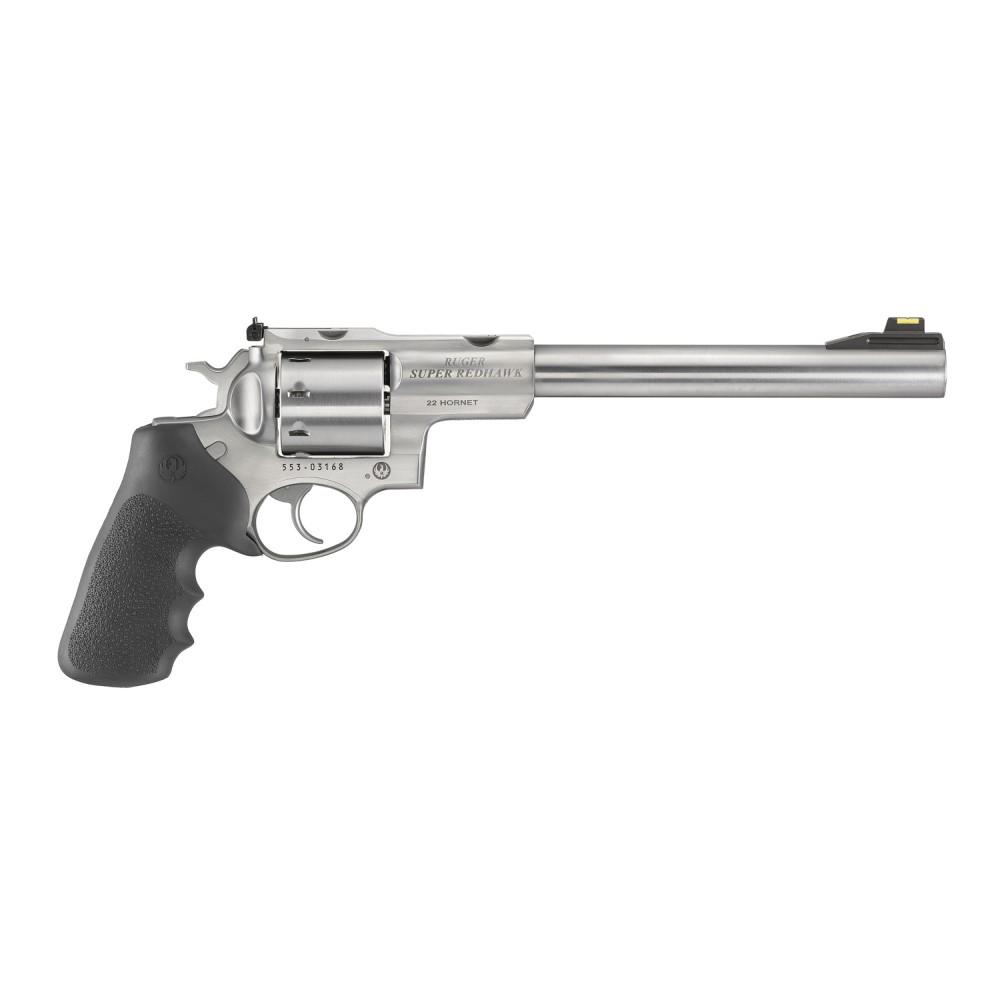 Sturm Ruger & Co Ruger Super Redhawk Handgun .22 Hornet 8rd Capacity 9.5" Barrel Silver with Black Grip