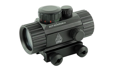 Leapers  Inc. - UTG Leapers UTG 3.8" ITA Red/Green CQB Dot Sight with Integral QD Mount