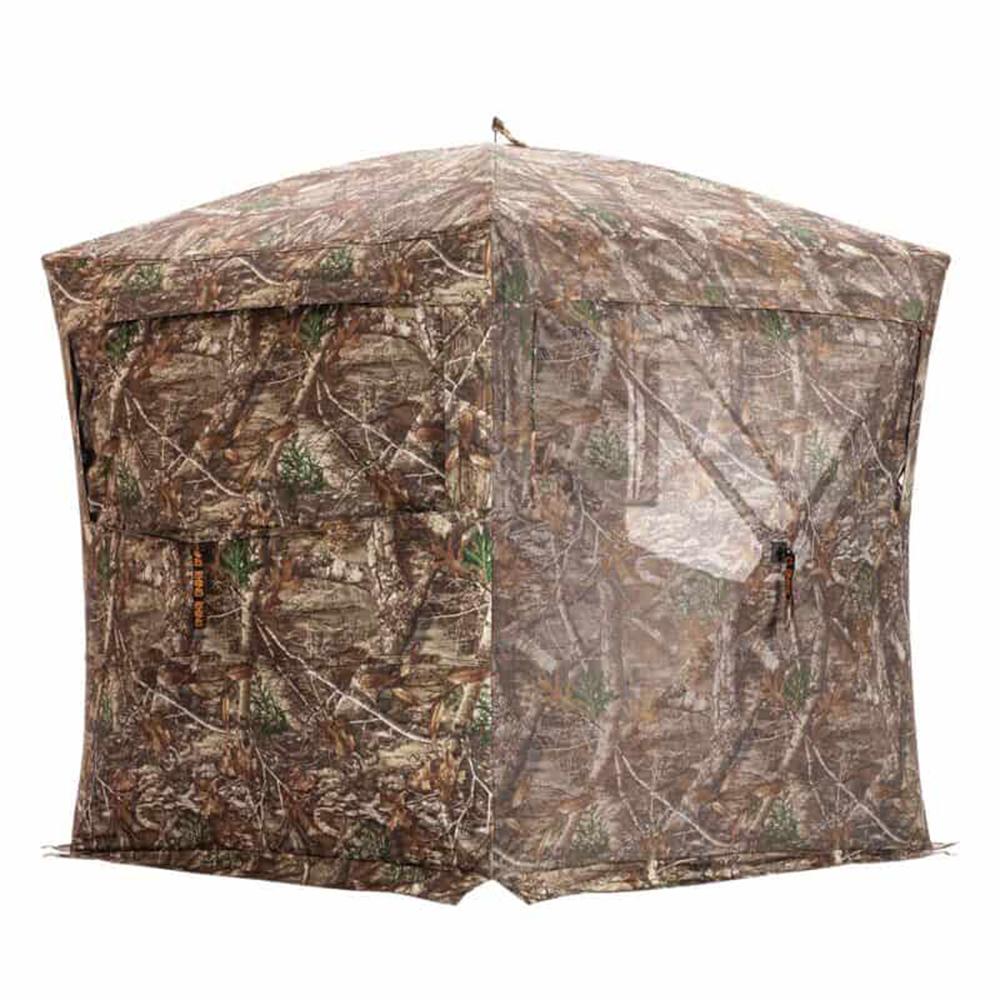 Rhino Blinds Rhino 180 Pro FD RTE- 180 See Through Blind w/ Full Size Door-Realtree Edge