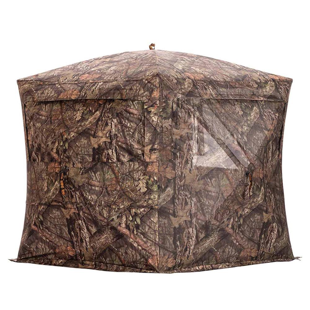 Rhino Blinds Rhino 180 Pro FD MOC-180 See Through Blind W/ Full Size Door-Mossy Oak