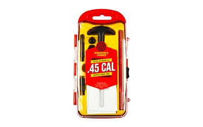 Shooters Choice LLC Shooters Choice .45 Cal Handgun Cleaning Kit with Aluminum Rod