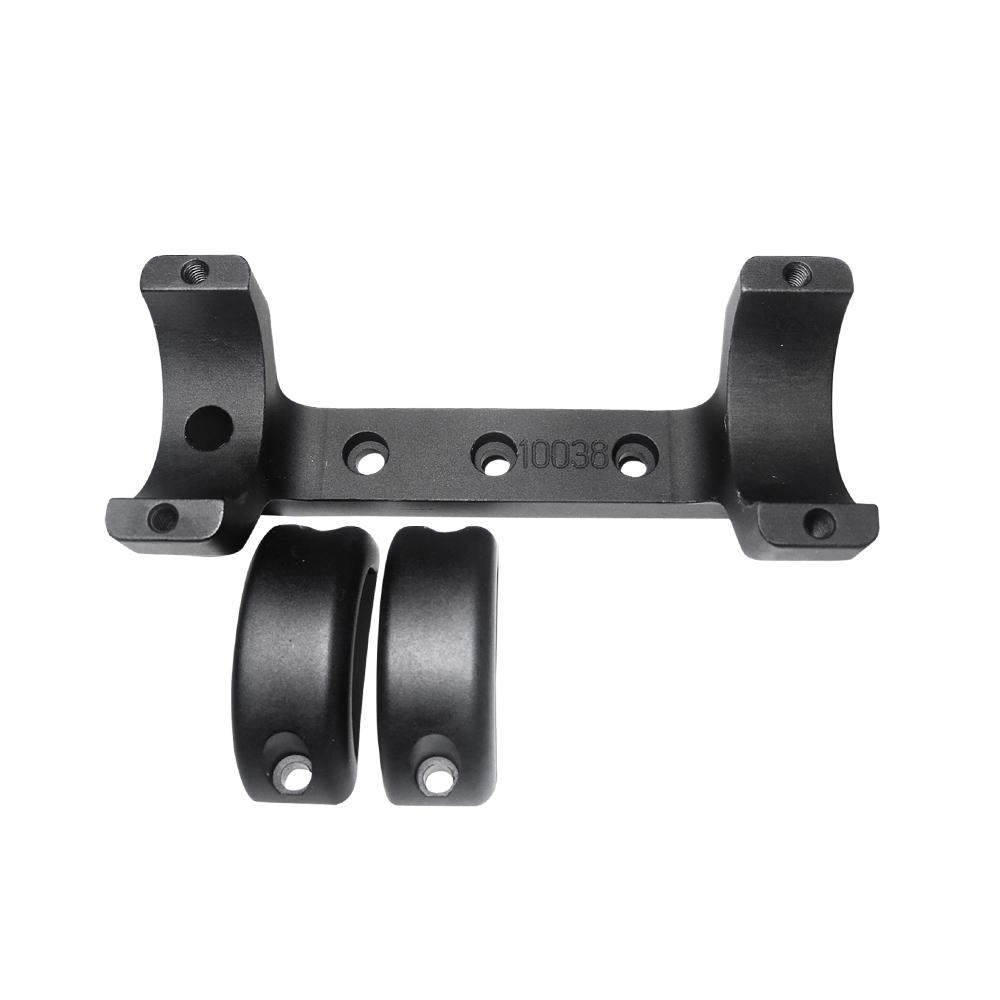 Dnz Products Llc Dnz Integrated Rings & Base Mount CVA Black Powder Rifles 30mm High Black