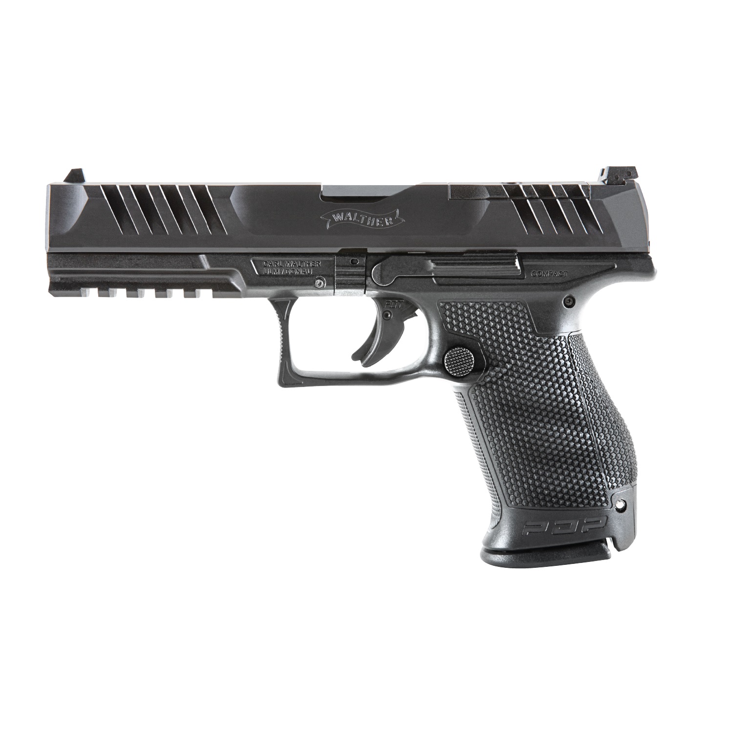 Walther Arms Walther Pdp 9mm Compact 5" Black 15+1 Or Semi-Auto Pistol