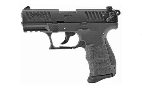 Walther Arms Walther P22q 22LR 10+1 3.4" Tungsten # Semi-Auto Pistol