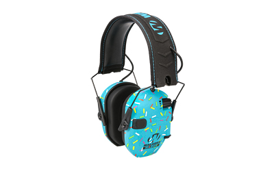 Walker's Razor Slm Elec Muff Blue Spr Electronic Earmuff