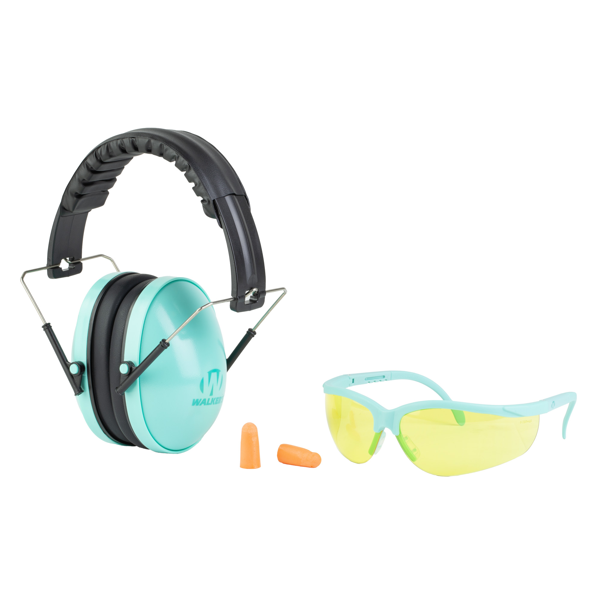 Walker's Womens Fldg Muff Kit Teal Earmuff