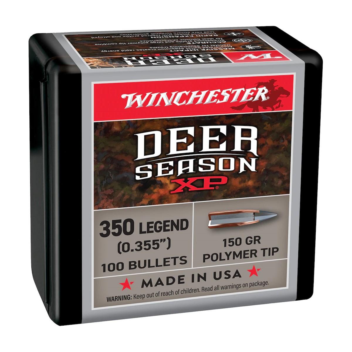Winchester Bulk Components Winchester Deer Season XP Rifle Bullets 350 LEGEND 150 gr 100/ct
