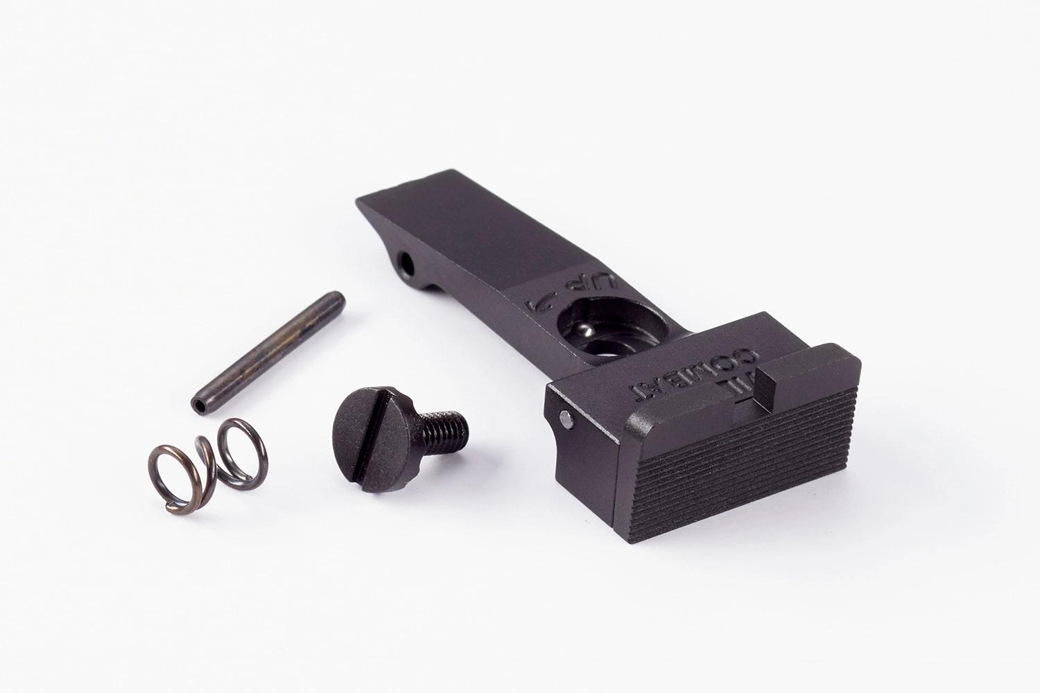 Wilson Combat Wilson Rear Sight for Colt 2020 Python/Anaconda Adjustable Serrated Blade Black with