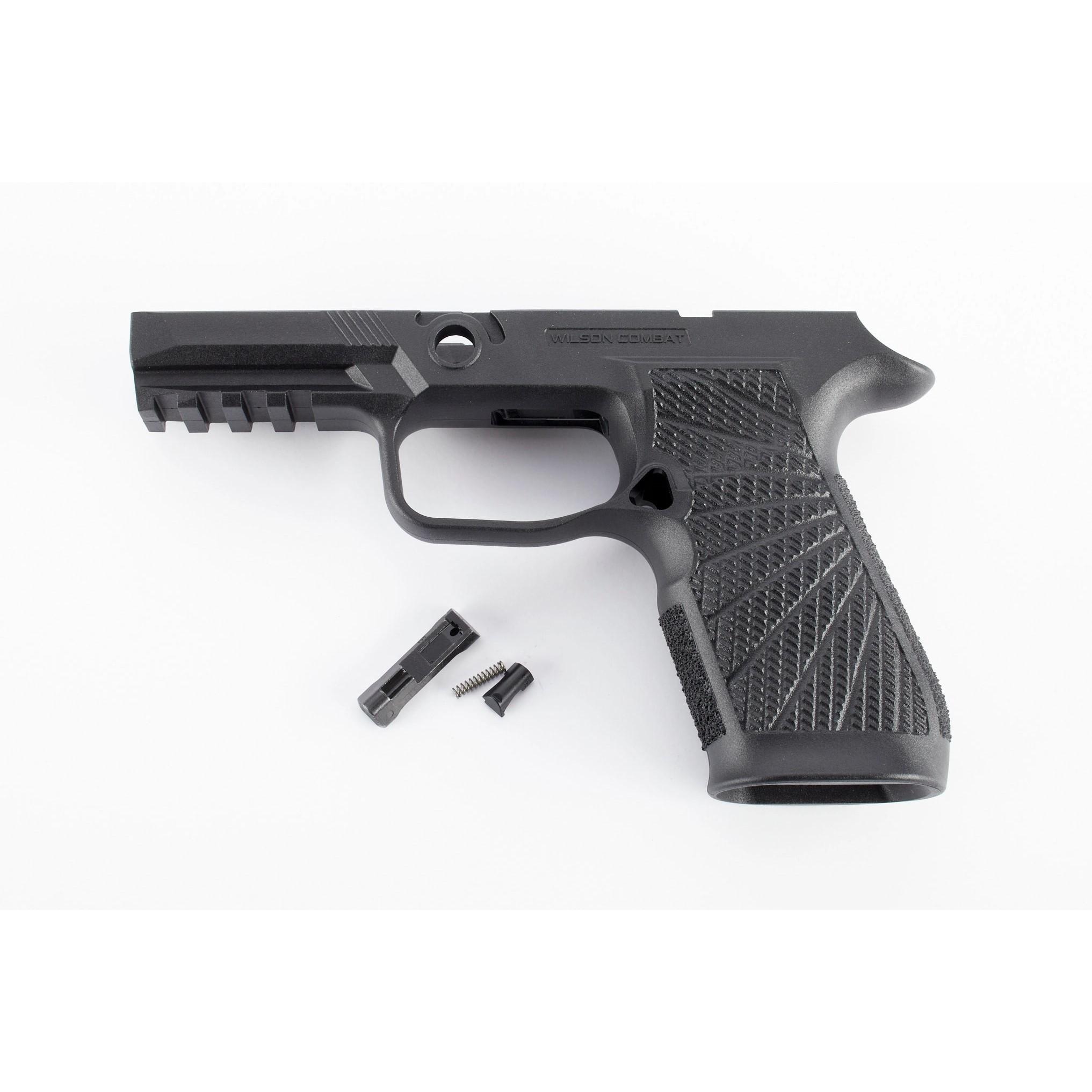 Wilson Combat Wilson Grip Module for Sig Sauer P320 Carry No Manual Safety Black