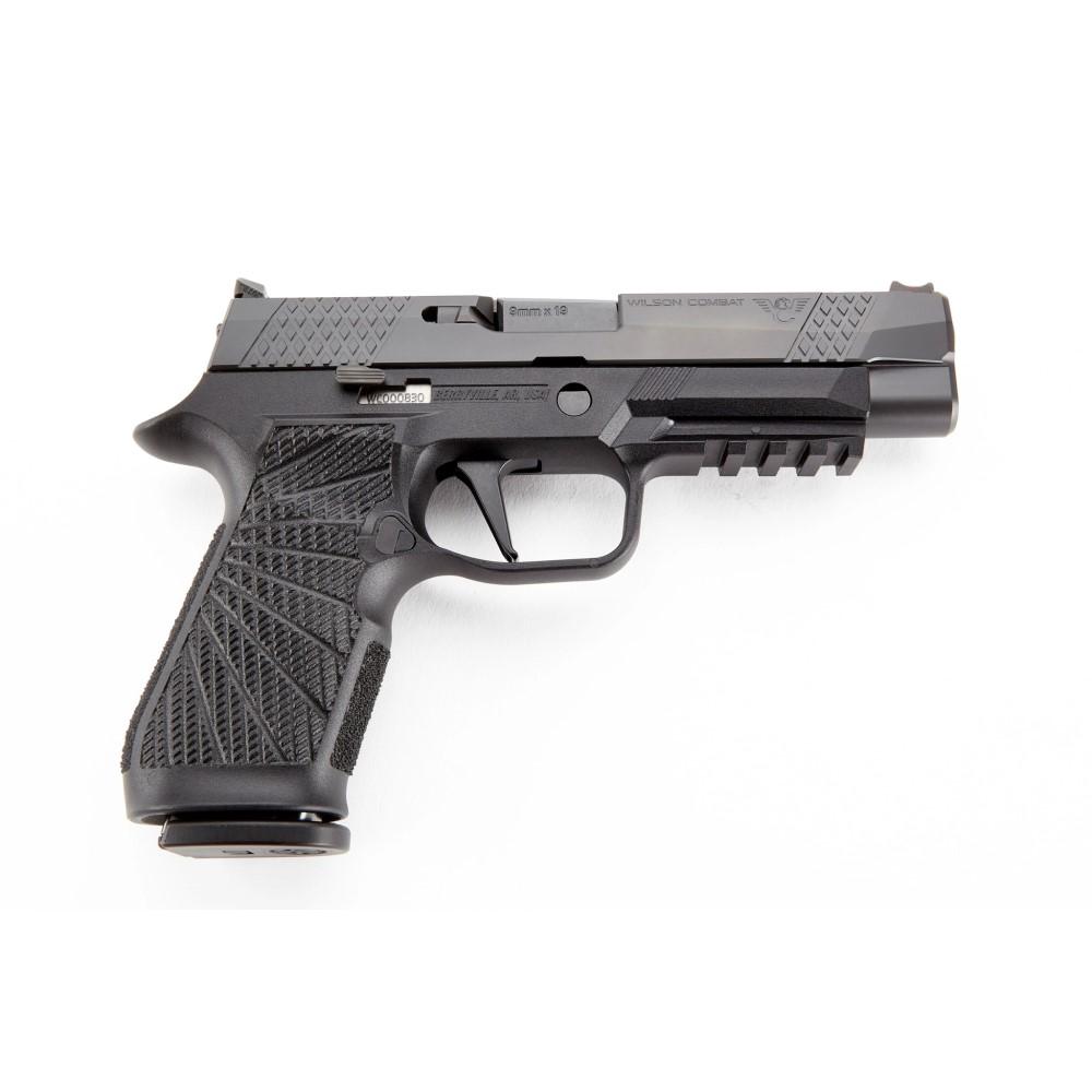 Wilson Combat Wilson/SIG P320 Full-Size Handgun 9mm Luger 17rd Magazines (2) 4.7" Barrel Black Grip