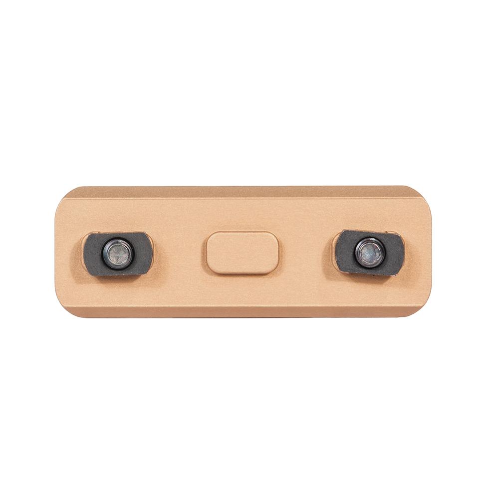 Reptilia Rail - Low Profile - M-Lok (ngal Rail) FDE Reptilia Rail - Low Profile - M-Lok (ngal Rail) FDE