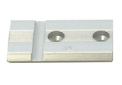 Weaver Standard Top Mount Aluminum Scope Base - Silver - #36S - S&W 1500 1600 1700