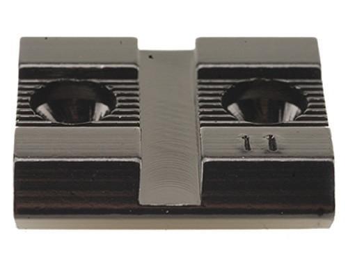 Weaver Standard Top Mount Aluminum Scope Base - Black - #11 - For Remington Savage