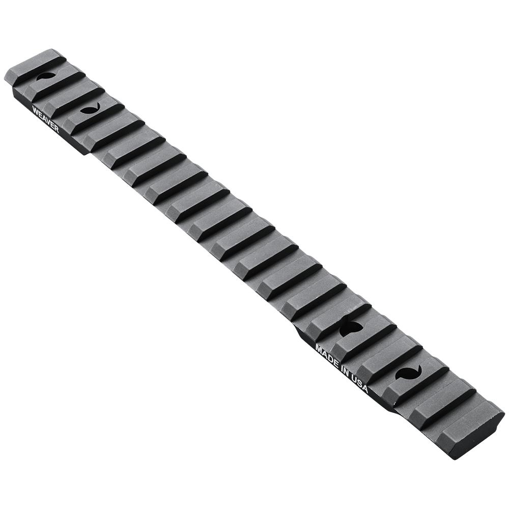 Weaver 1-Piece Extended Multi-Slot Picatinny Scope Base Savage AXIS -6-48 Weaver 1-Piece Extended Multi-Slot Picatinny Scope Base Savage AXIS -6-48