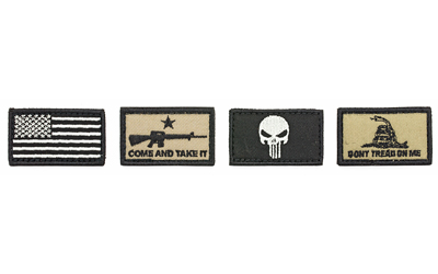 Walkers Game Ear Walkers Patch Kit "Come and Take It" Pack- 4 assorted Patches