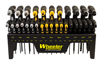 Wheeler Engineering SAE/Metric/Hex/Torx P-Handle Driver Set 30 pc