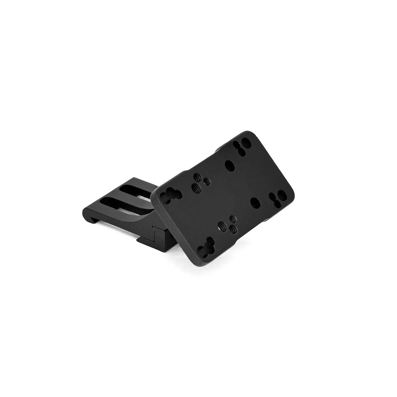 Warne Manufacturing Company Warne Red-Dot Riser 45 deg Offset Reflex Mount - Right Hand