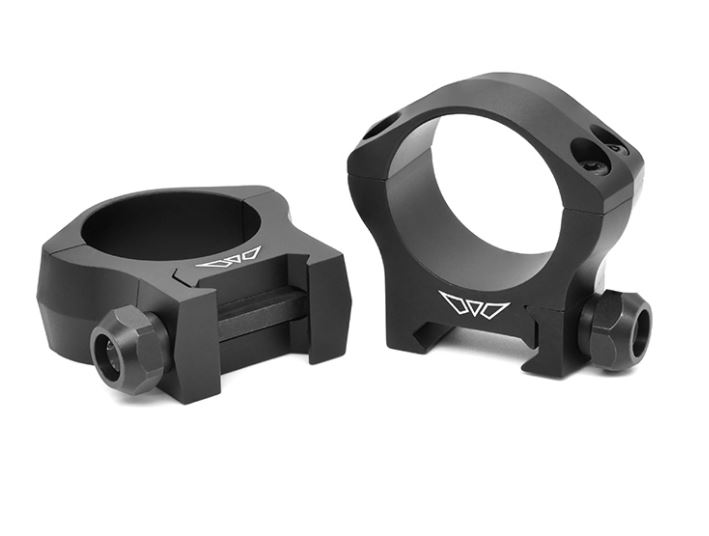 Warne Manufacturing Company Warne 2-Piece Picatinny Style Mountain Tech Scope Rings 1" High - Matte