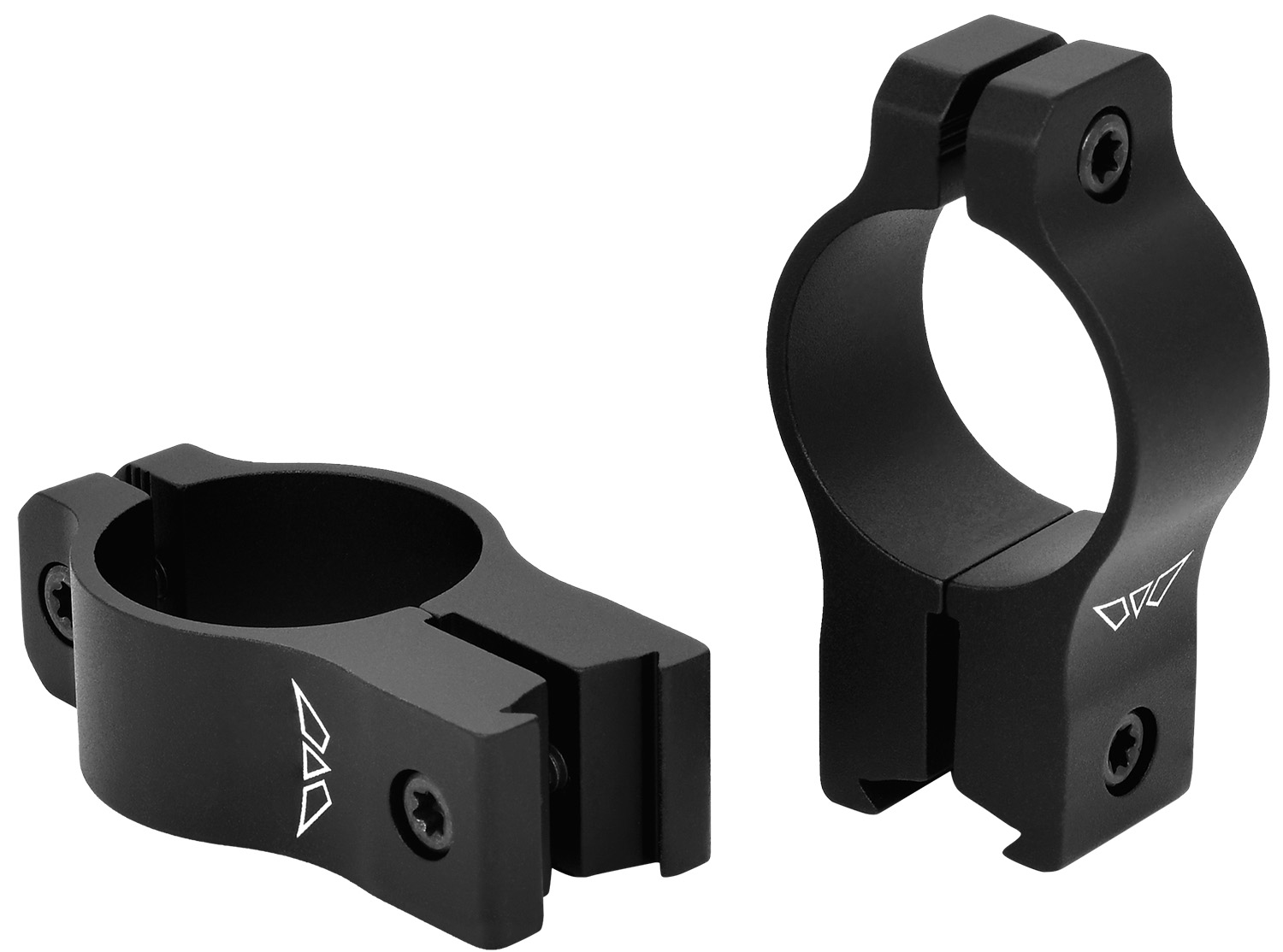 Warne Manufacturing Company Warne Vapor 2-Piece Rimfire Scope Rings 1' High - Anodized