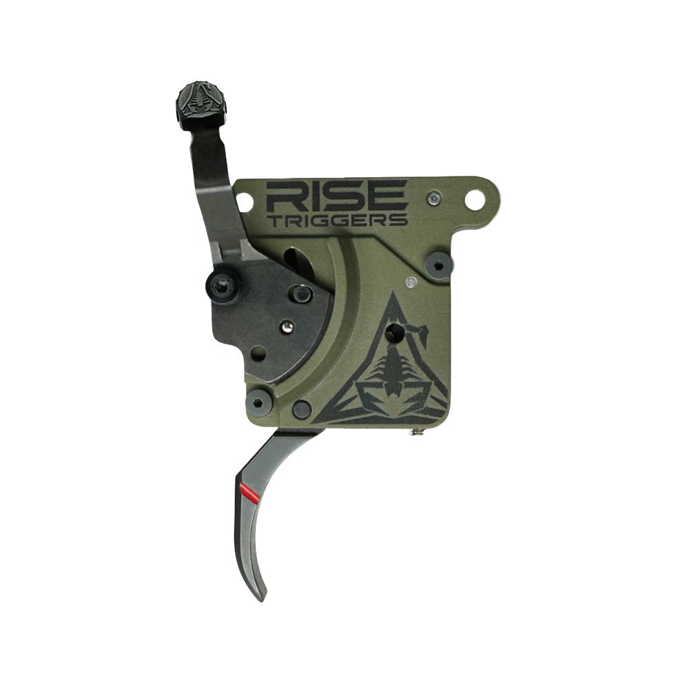 Rise Armament Rise Reliant Hunter Rem 700 Rifle Trigger Curved Black