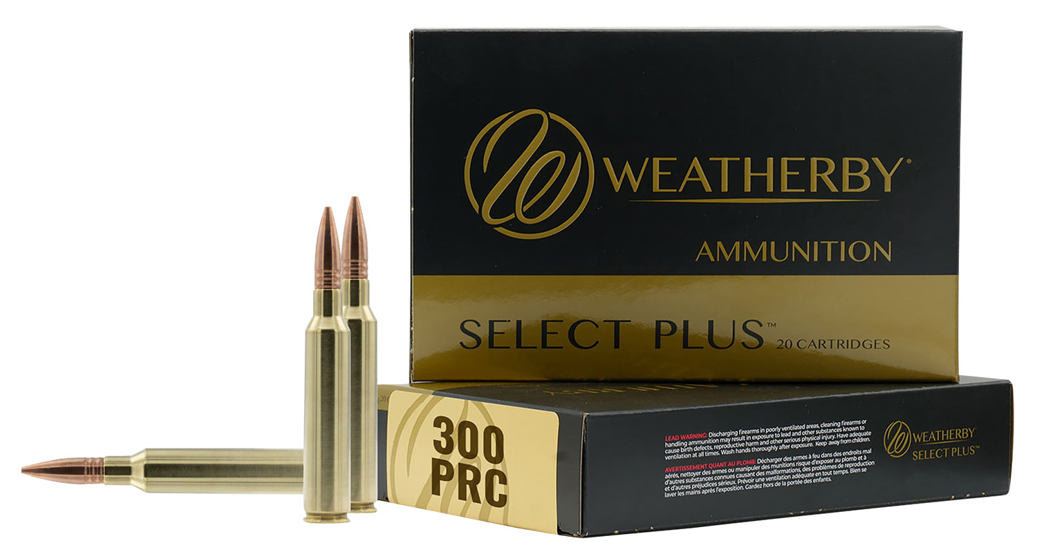 Weatherby Ammunition Weatherby Select Plus Rifle Ammo .300 PRC 180 gr