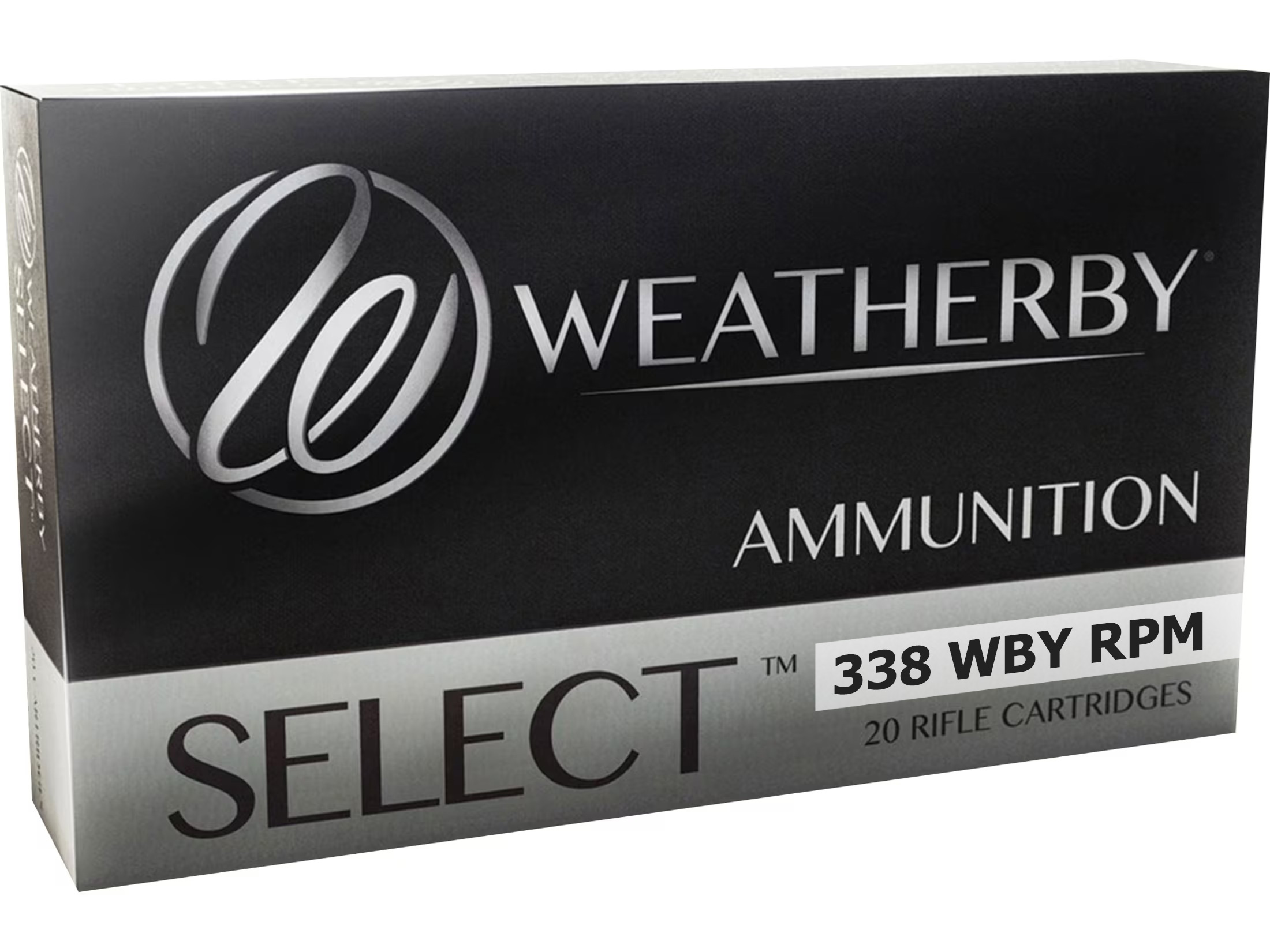 Weatherby Ammunition Weatherby Select Plus Hornady Interlock Rifle Ammunition .338 WBY RPM 225gr PT 2800 fps