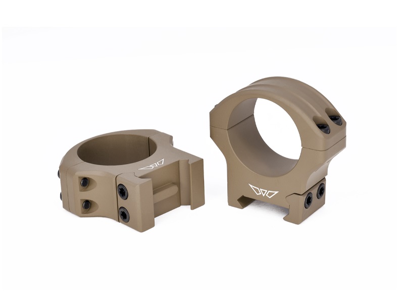 Warne HyperLite 1 inch Medium Dark Earth Scope Rings