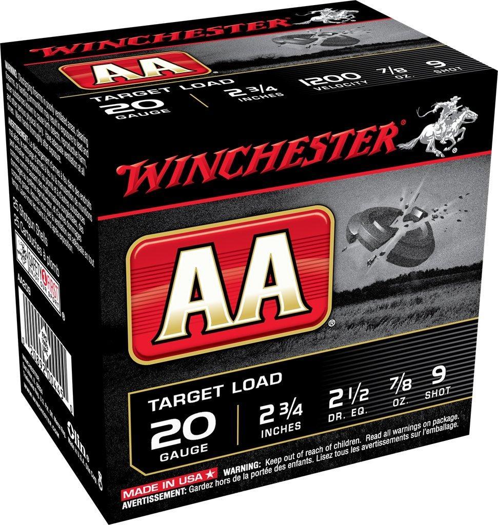 Winchester Ammunition Winchester AA Target 20 ga 2-3/4" 7/8 oz #9 - 25/ct