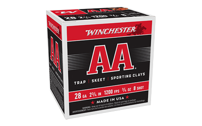 Winchester Ammunition Winchester AA Target 28 ga 2-3/4" 2 dr 3/4 oz #8 25/ct