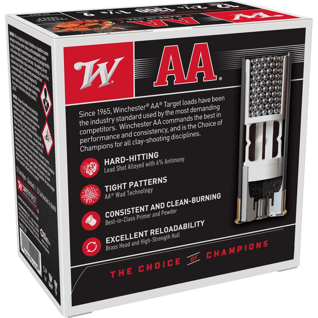 Winchester AA Super Sport 12 ga 2-3/4" 1-1/8 oz #9 1300 fps - 25/ct Winchester AA Super Sport 12 ga 2-3/4" 1-1/8 oz #9 1300 fps - 25/ct