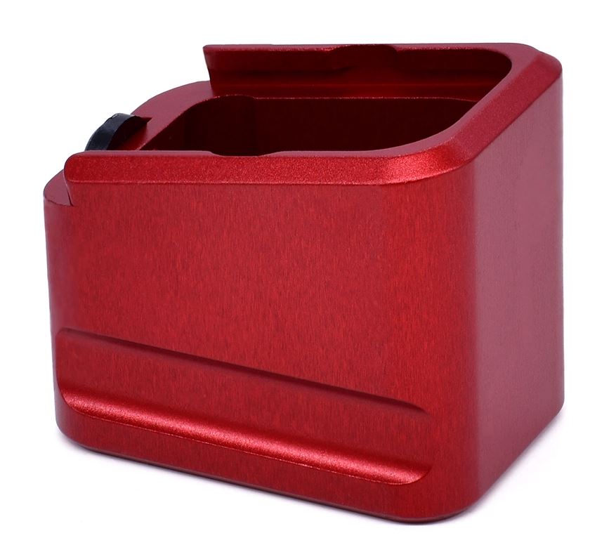 Warne Glock 17/22 MAG Extension +5/+4 RED