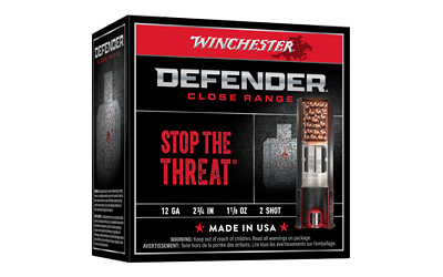 Winchester Ammunition Winchester Defender 12ga 2.75" #2 25/250 Lead