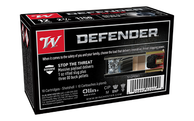 Winchester Ammunition Winchester Defender 12ga 2.75" 3-00/1OZ 10/