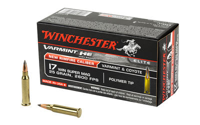 Winchester Ammunition Winchester Varmint He 17WSM 25GR Pt 50/500