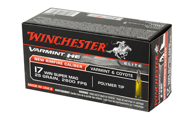 Winchester Varmint He 17WSM 25GR Pt 50/500 Winchester Varmint He 17WSM 25GR Pt 50/500
