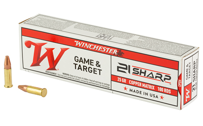 Winchester Ammunition Winchester 21 Sharp Game&trgt 25GR 100/2000