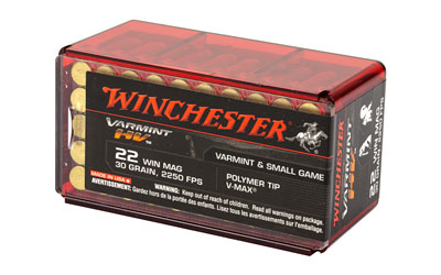 Winchester Varmint High Velocity Rimfire Ammunition .22 WMR 30 gr Winchester Varmint High Velocity Rimfire Ammunition .22 WMR 30 gr