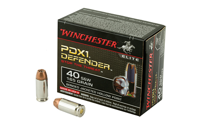 Winchester Defender 40SW 165GR Jhp 20/200 Hollow Point Winchester Defender 40SW 165GR Jhp 20/200 Hollow Point