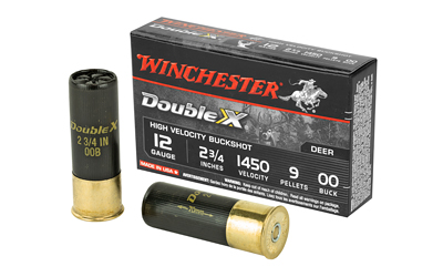 Winchester Ammunition Winchester Double X HV 12GA 2.75" 00BK 9P 5/