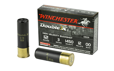 Winchester Ammunition Winchester Double X HV 12GA 3" 00BK 12P 5/250