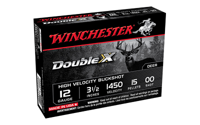 Winchester Dblx 12ga 3.5" 00BK 15PLT 5/250 Winchester Dblx 12ga 3.5" 00BK 15PLT 5/250