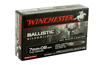 Winchester Ballistic Silvertip Rifle Ammunition 7mm-08 Rem 140 gr Winchester Ballistic Silvertip Rifle Ammunition 7mm-08 Rem 140 gr