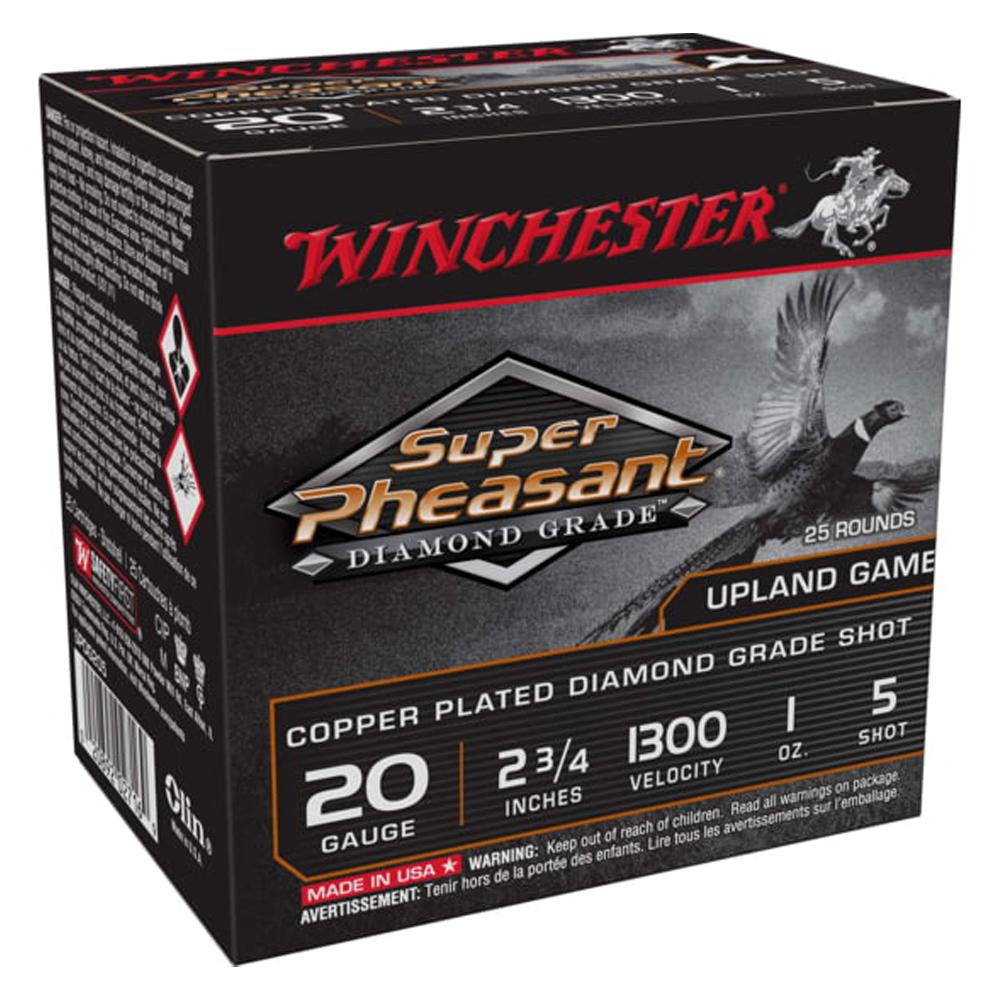 Winchester Ammunition Winchester Diamond Grade Super Pheasant Shotshells 20 ga 2-3/4" 1 oz #5 25/ct